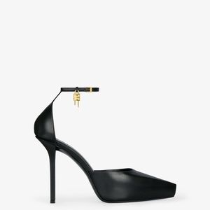 Givenchy Black Heels with Gold Accent